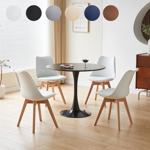 Round dining table - round,