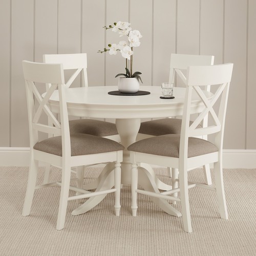 Round dining table with - round, 4