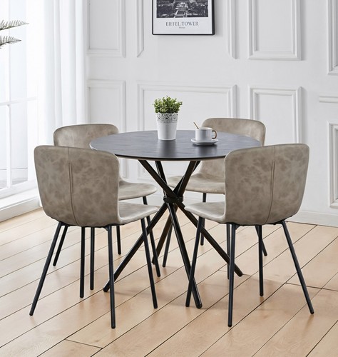 Dining set round - set,,