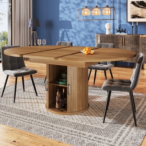 Extendable dining table with - table, 4