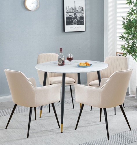 Small round dining table - table, in