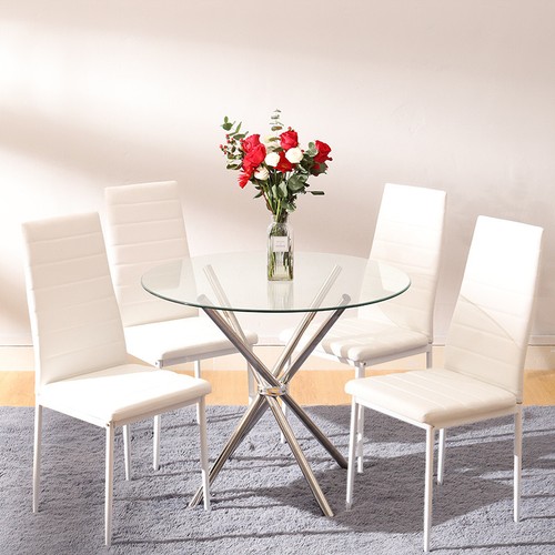High gloss round - round, dining