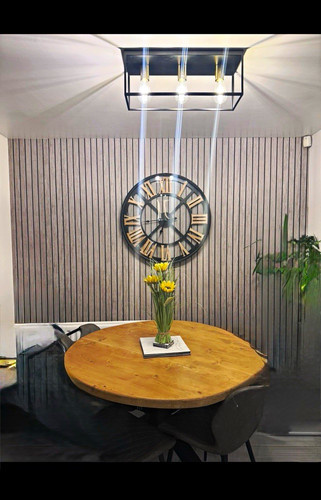 Round medium wood dining - dining, table