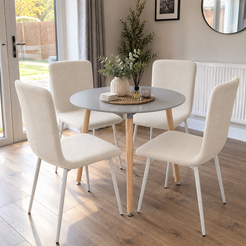 Round dining table - and, 4