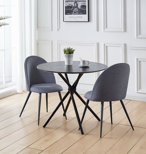 Dining set small - dining, black