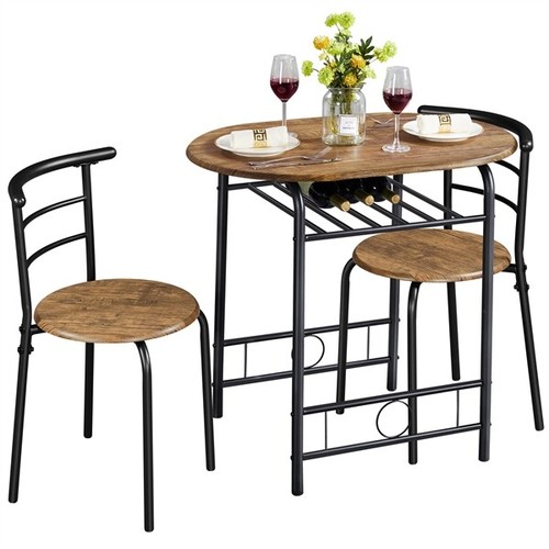 Modern round dining table - table, set
