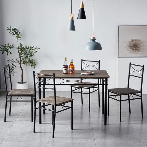 Dining table and chairs - dining,