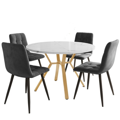 Round kitchen dining - kitchen,