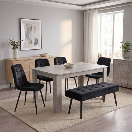 Dining table bench - table, 4