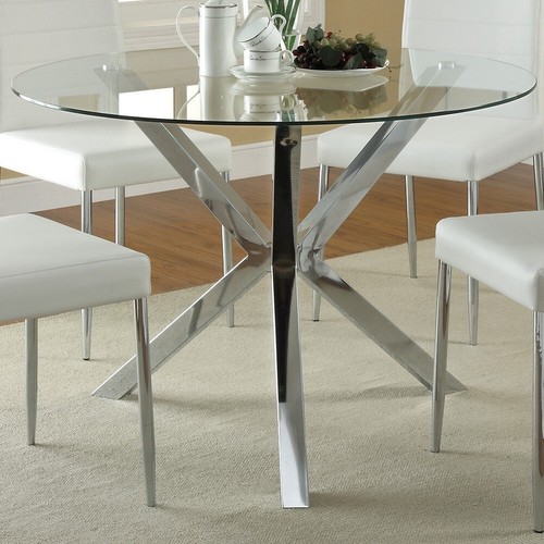Classic round glass kitchen - round,