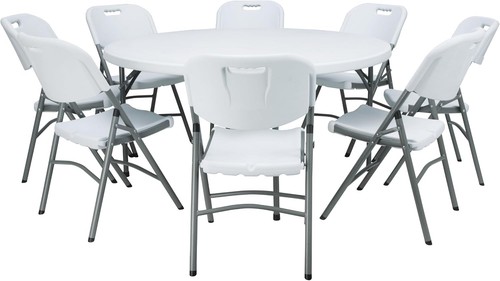 5ft round folding - round, table