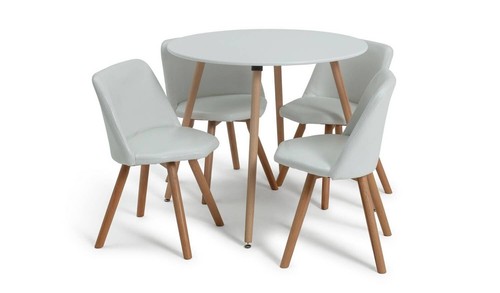 Quattro white dining table - quattro,