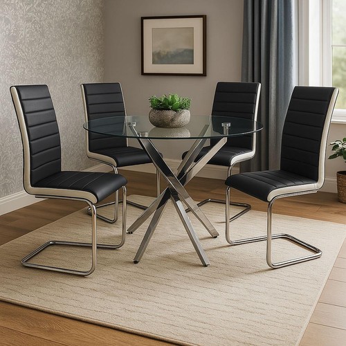 Round dining table - table, for