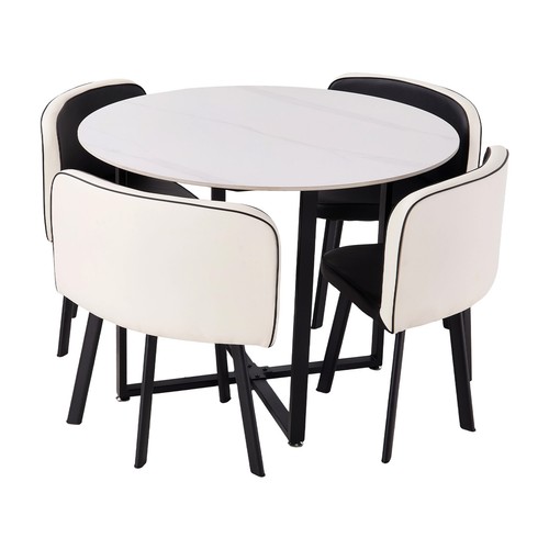 100cm round dining - and, 4