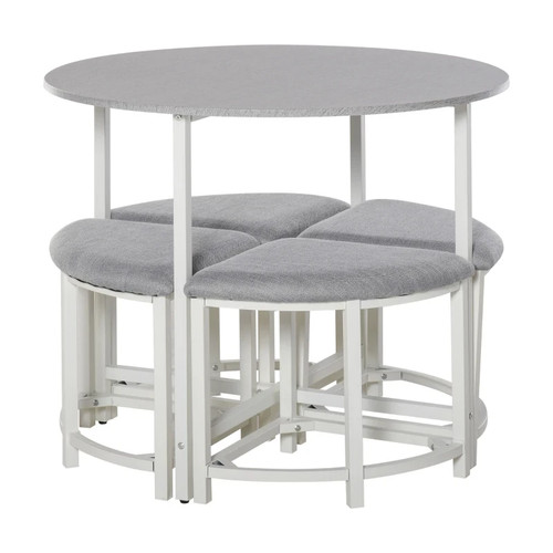Modern round dining table - round,