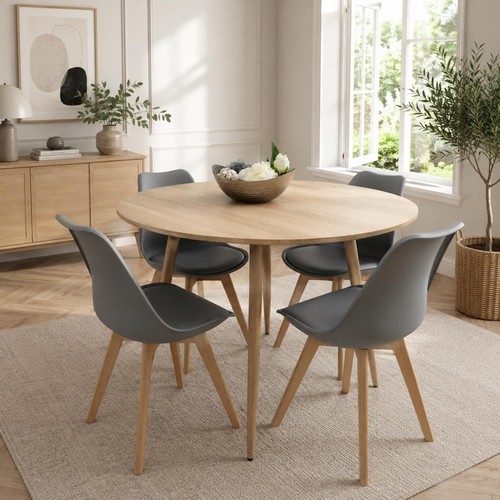 Modern round dining table - modern,