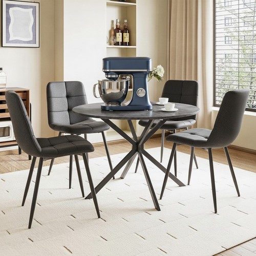 Luxstein modern round - round, dining