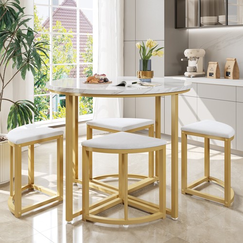 Dining table and chairs set - dining,