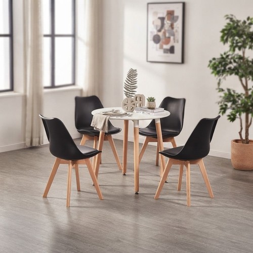 Stylish round dining - stylish, set