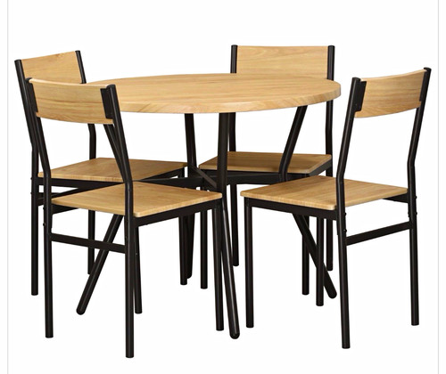 Round dining table 4 chairs - round,